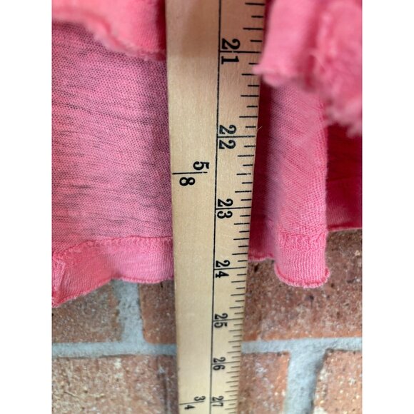 Free People We The Free Down Under Oversized Linen Henley Top Shirt - Picture 10 of 12